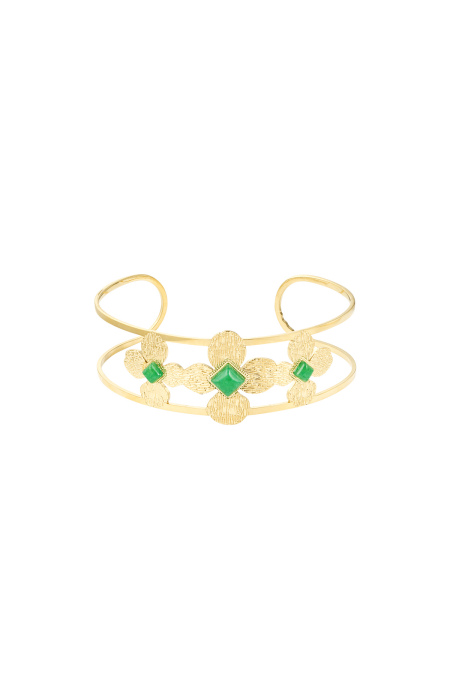 Bracelet bohème sans fleurs - doré