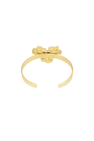 Bracelet De Fête Floral Classique - Doré  h5 Image5