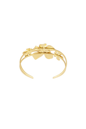 Bracelet Île Aux Fleurs - Doré  h5 Image3