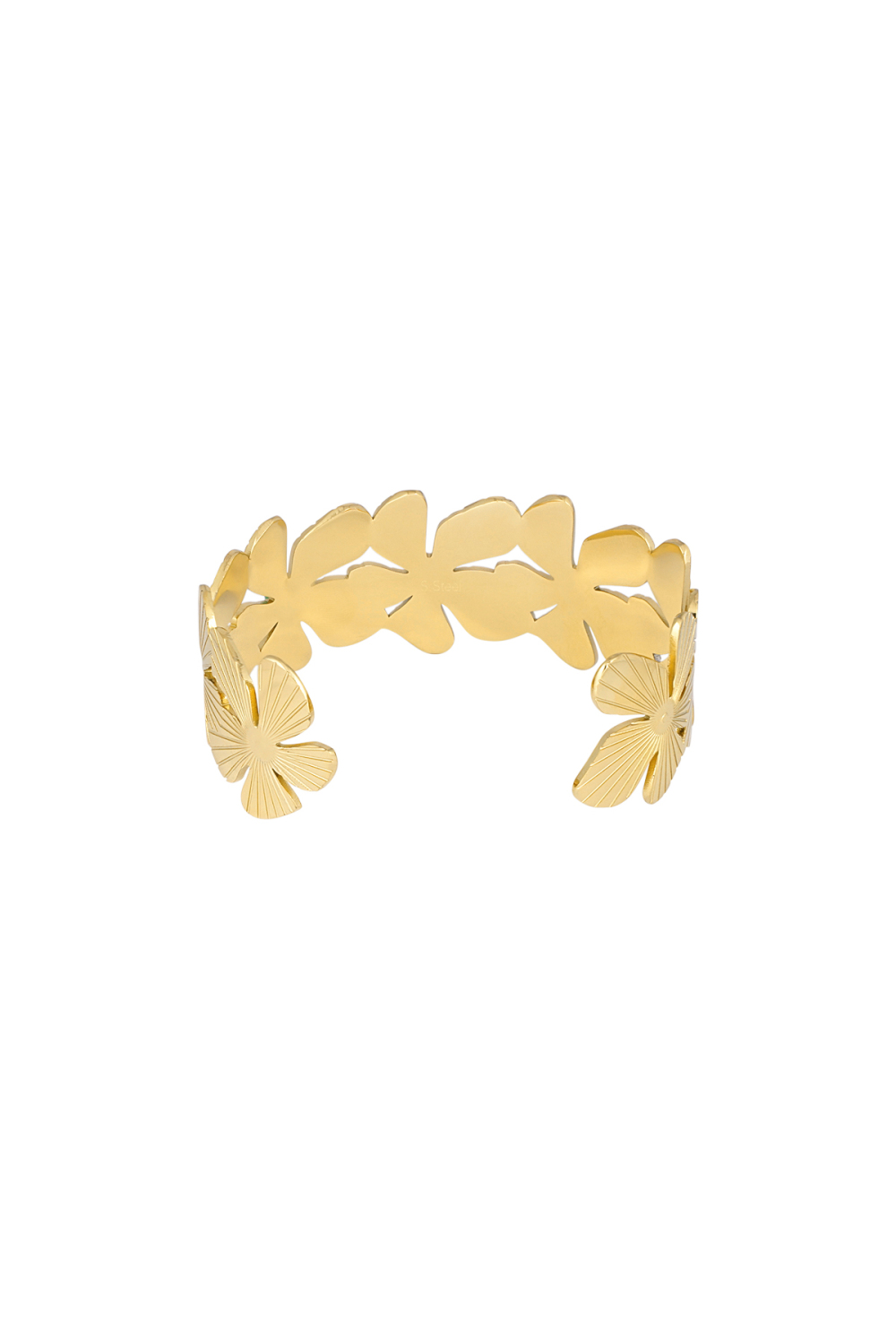 Bracelet Floral Des Îles Bohèmes - Doré h5Image3