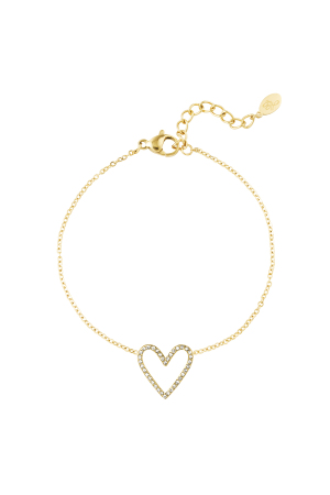Bracelet Amoureux Des Paillettes - Doré h5 