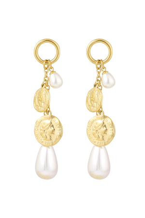 Boucles D'oreilles Pièces De Perles h5 
