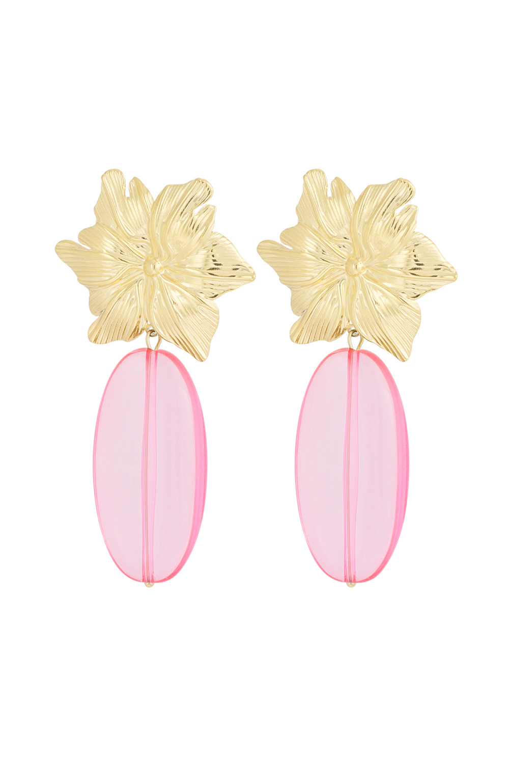 Boucles D'couleur Oreilles Fleur Impeccable 