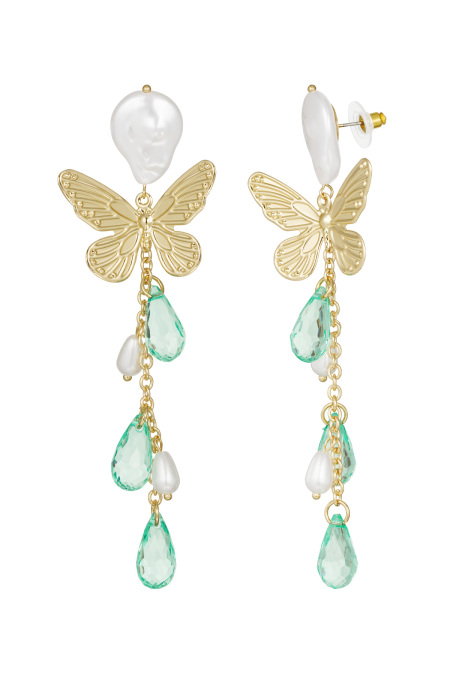 Boucles d'oreilles papillon