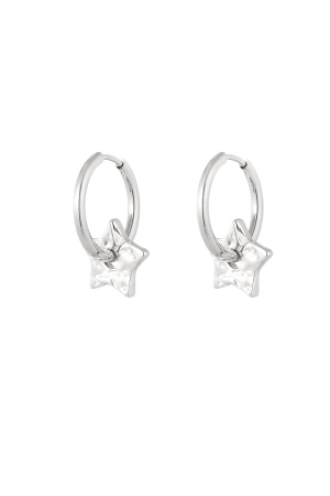Boucles D'oreilles Basiques Avec Breloques Étoiles h5 