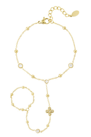 Bracelet Lucky Bloom - Doré h5 