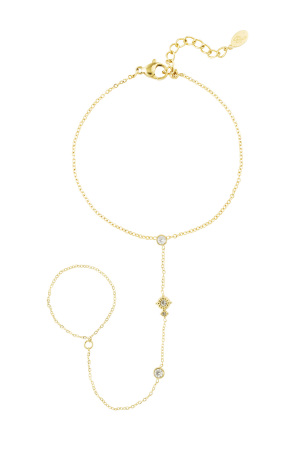 Bracelet De Nuit Scintillant - Doré h5 