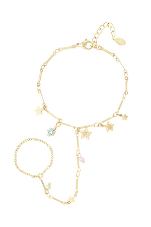 Bracelet Été Sable - Doré h5 