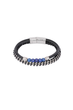 Bracelet Homme Sérénité - Noir Bleu h5 