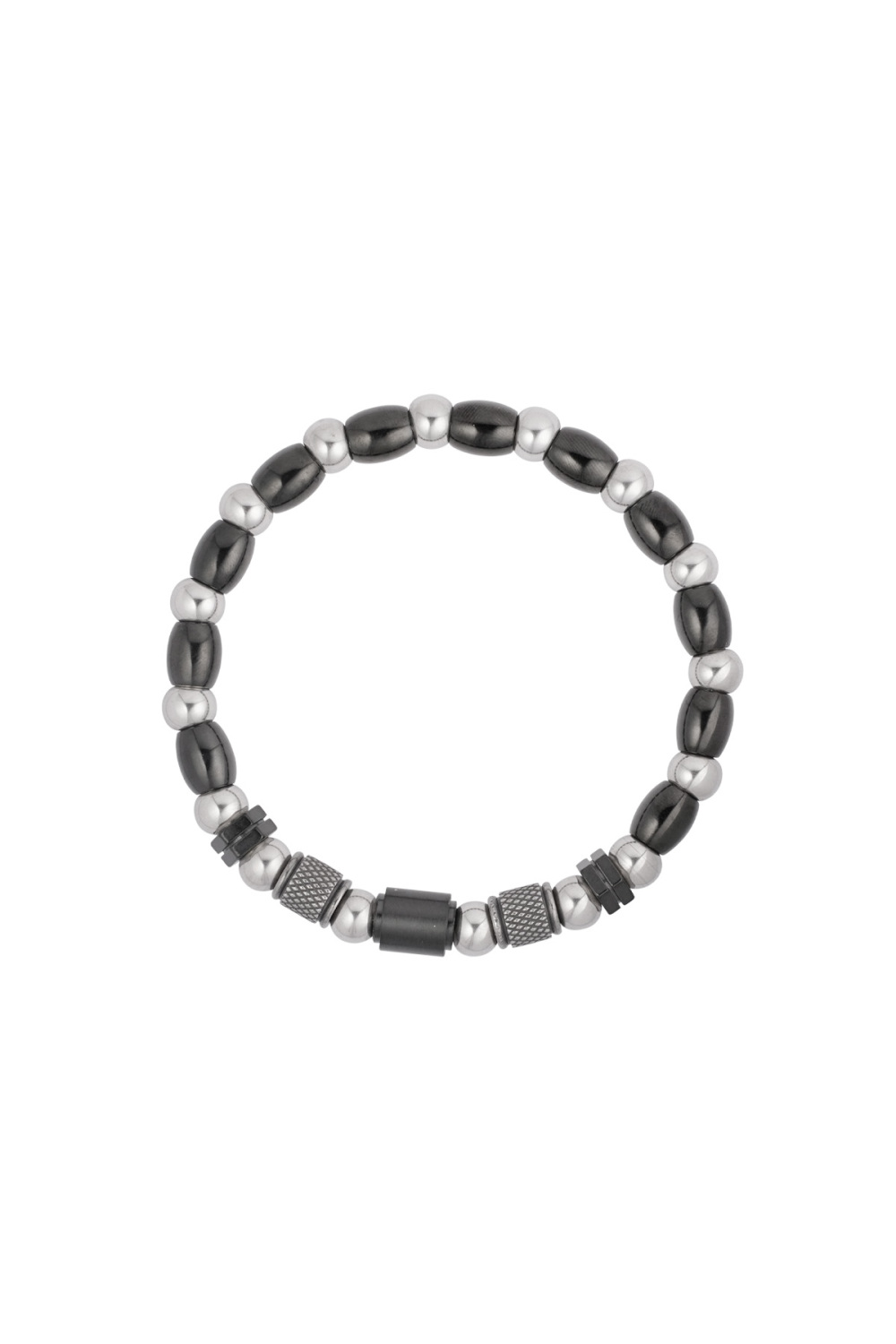 Bracelet Homme Zénith - Argent Noir Image2