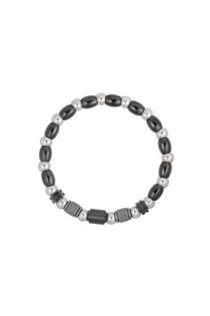 Bracelet Homme Zénith - Argent Noir h5 Image2