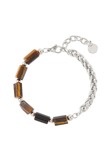 Bracelet Mi-Chaine Mi-Charms