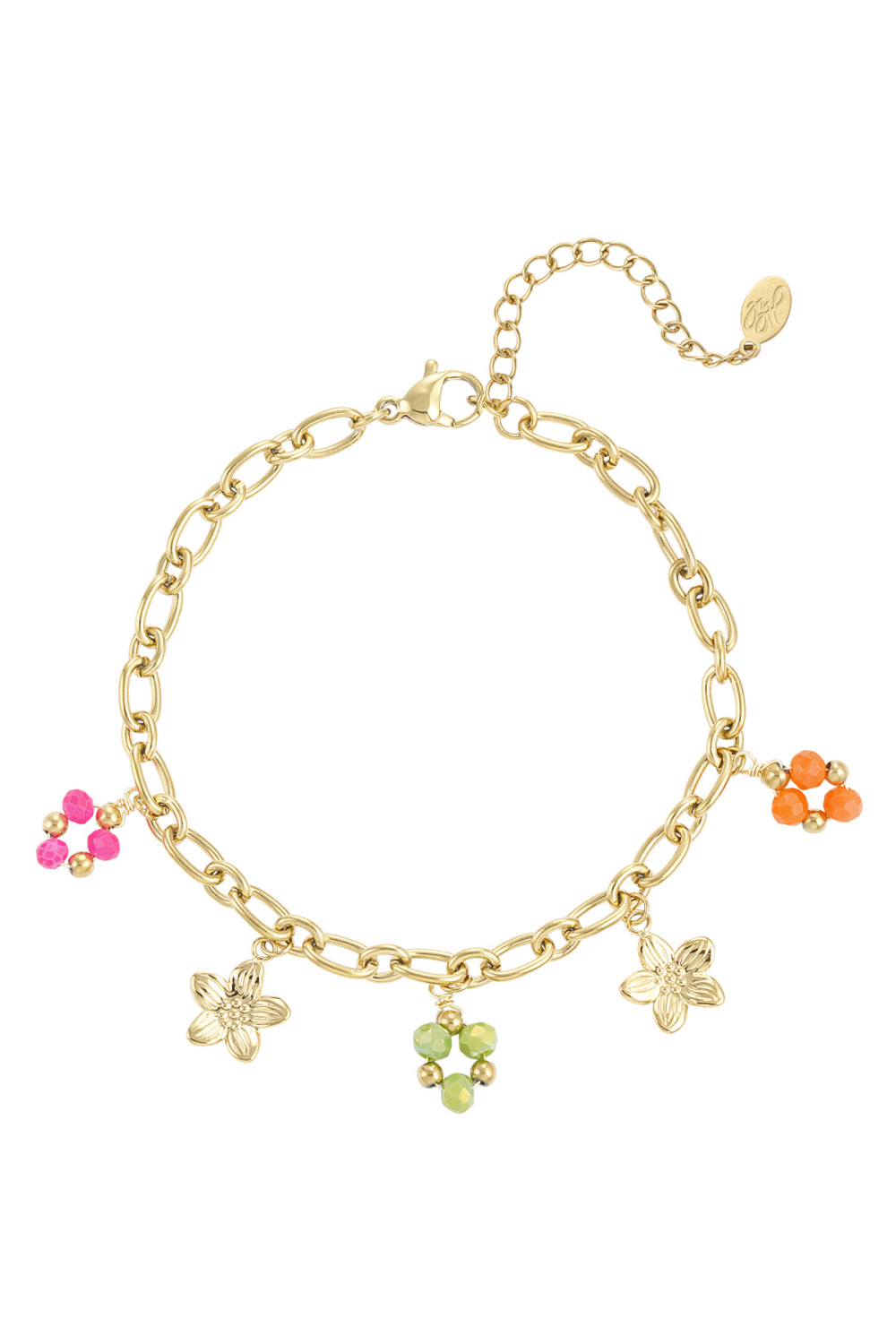 Bracelet À Breloques Happy Place - Doré 