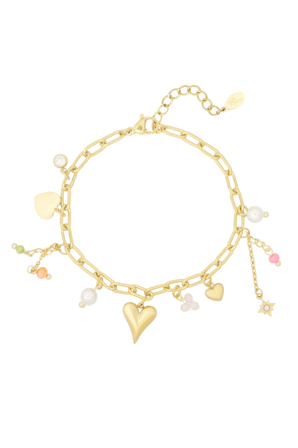 Bracelet À Breloques Couleur Amore - Doré
