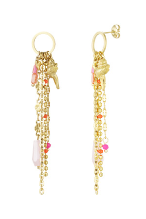 Boucles D'oreilles Pendantes Ocean Party - Doré h5