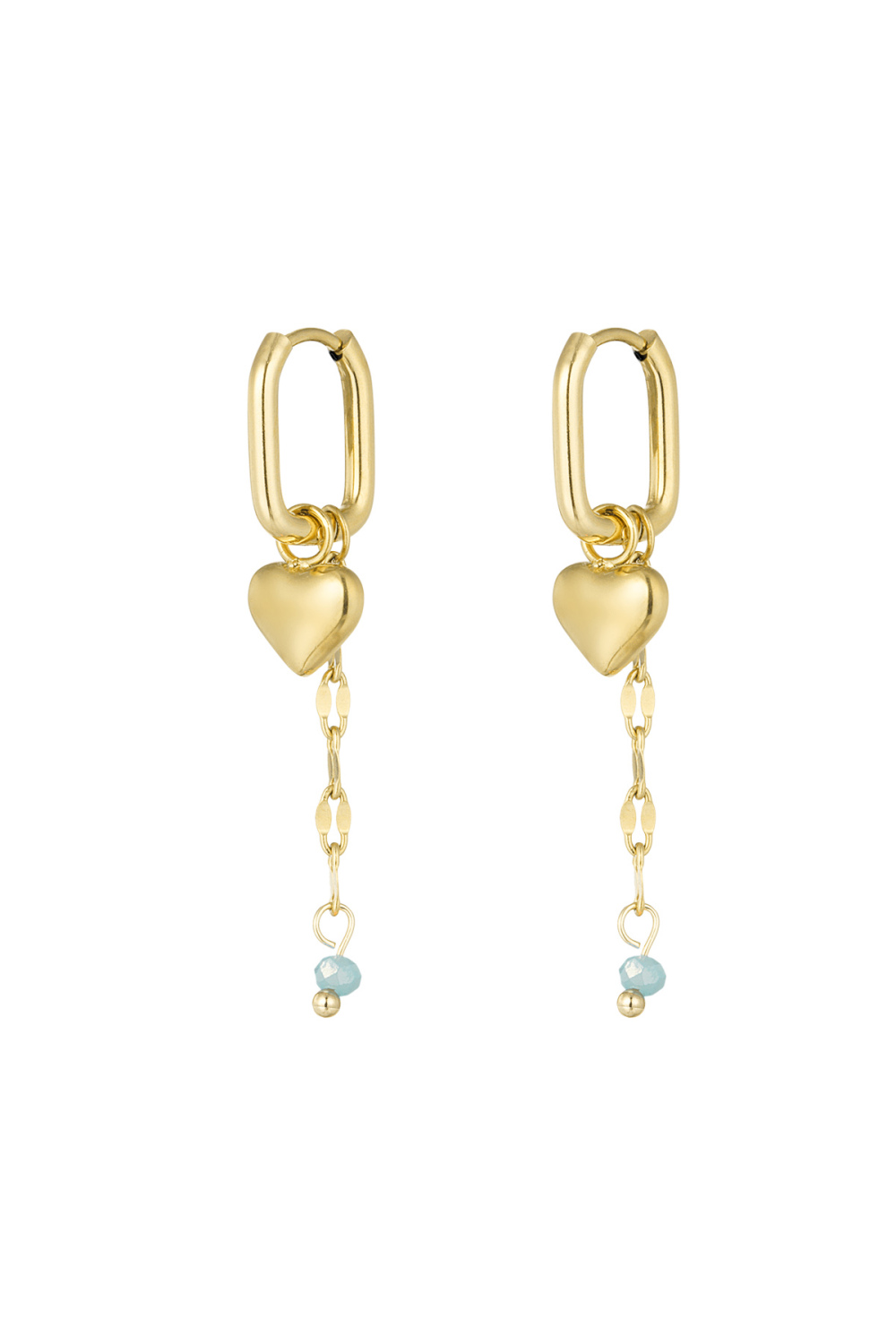 Boucles D'couleur Oreilles Fcouleur Orever Love - Rose/Couleur Or  