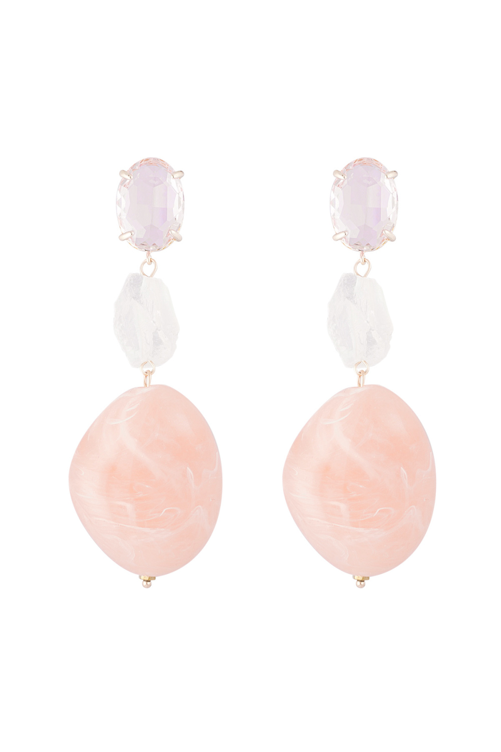 Boucles D'oreilles En Verre Statement 