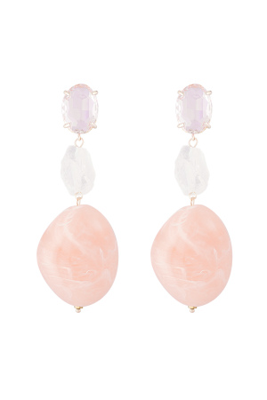 Boucles D'oreilles En Verre Statement h5 