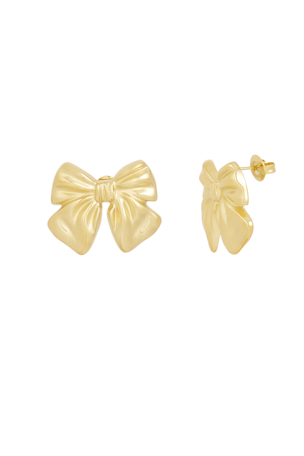 Boucles D'oreilles Clous Bowlicious - Doré