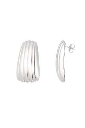 Boucles D'oreilles Rayures Simples h5 