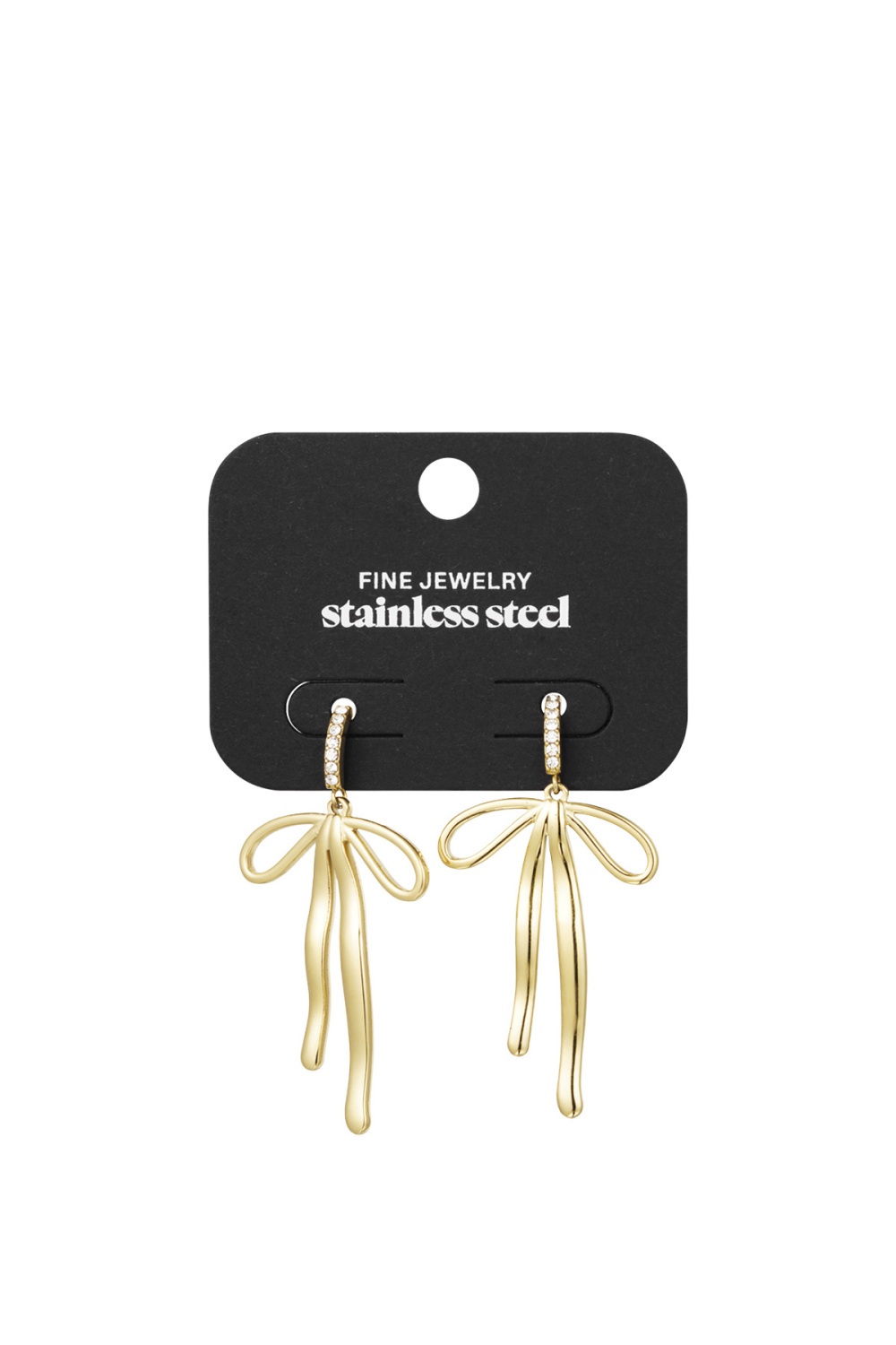 Boucles D'oreilles Nœud Diamant Image3