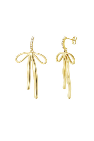 Boucles D'oreilles Nœud Diamant h5 