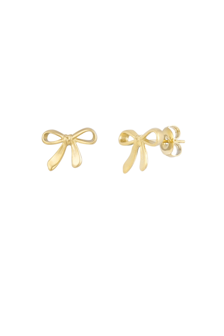 Boucles d'oreilles noeuds rêve - doré
