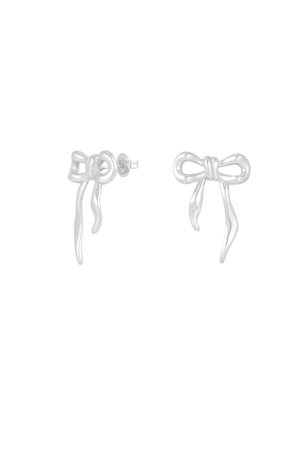 Boucles D'oreilles Nœud Décontractées - Doré 