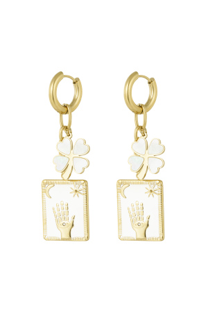 Boucles D'oreilles Lève La Main h5 