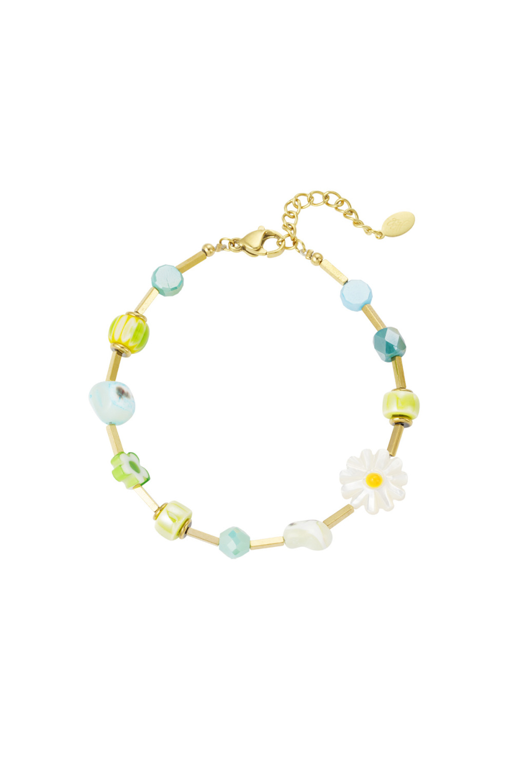 Bracelet Colcouleur Oré Oasis Verte - Couleur Or Vert 
