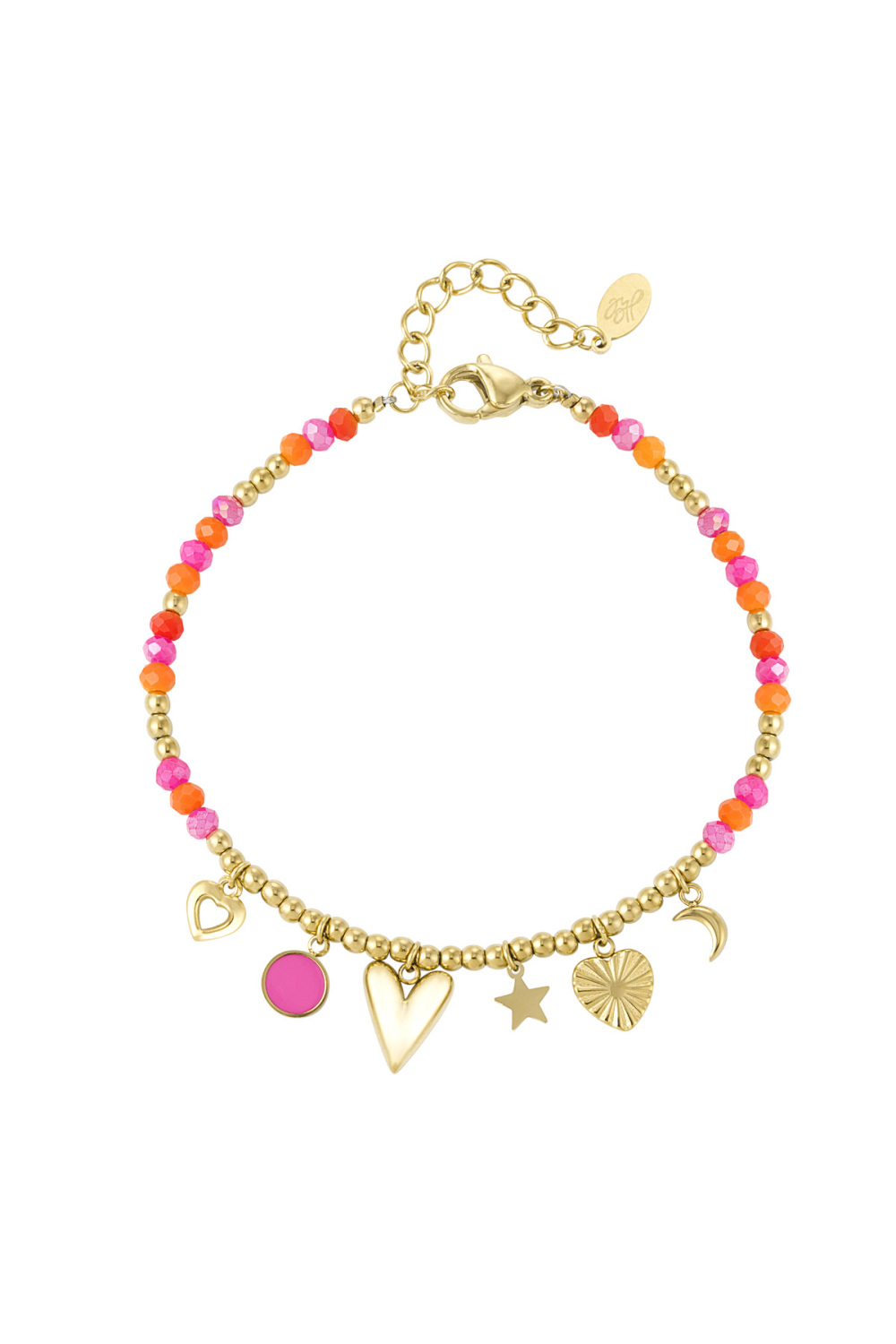 Bracelet Sourire D'été - Rose Orange 
