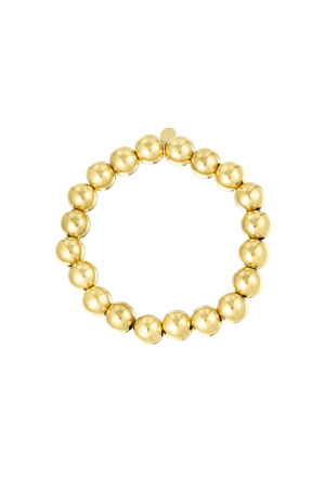 Bracelet Moyen Caractères Gras - Doré h5