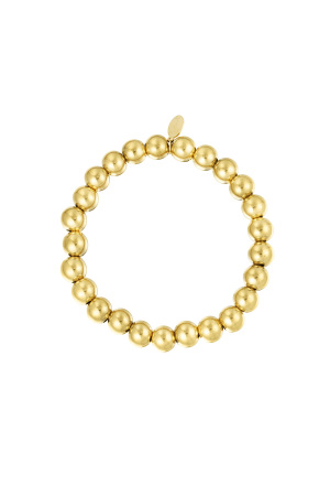Bracelet Caractères Gras - Doré h5