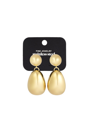 Boucles D'oreilles Béguin Classique - Doré h5 Image3