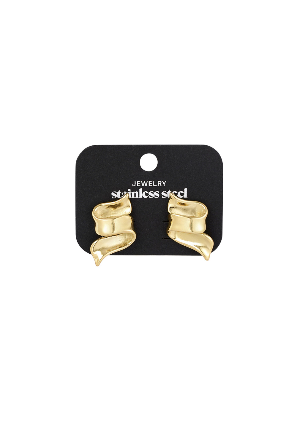 Boucles D'oreilles Slide Swirly - Doré Image3