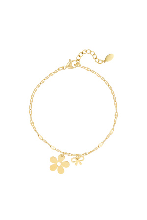 Bracelet Floral Bowlicious - Doré h5