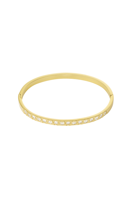 bracelet jonc épicé diamant