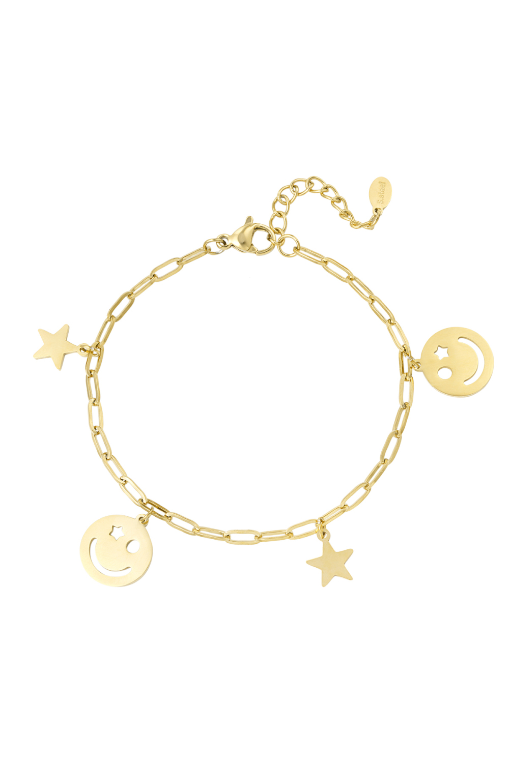 Bracelet À Breloques Happy Night - Doré  