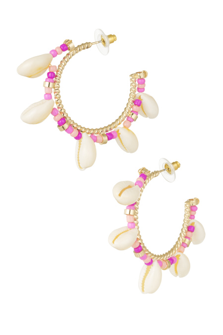 Boucles d'oreilles coquillage