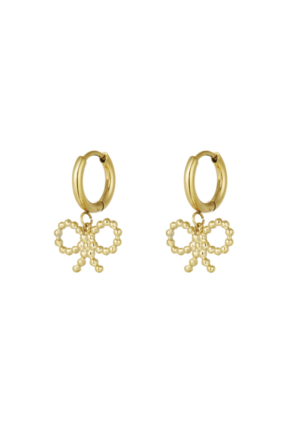 Boucles D'oreilles Noeuds Dimanche - Doré 