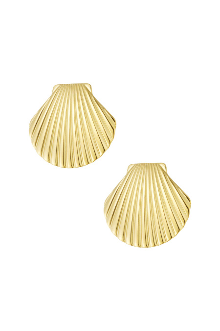 boucles d'oreilles déclaration coquillage