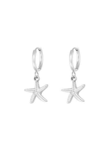 boucles d'oreilles simple étoile de mer
