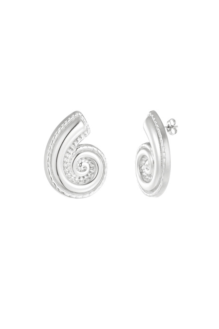 boucles d'oreilles coquillages torsadés