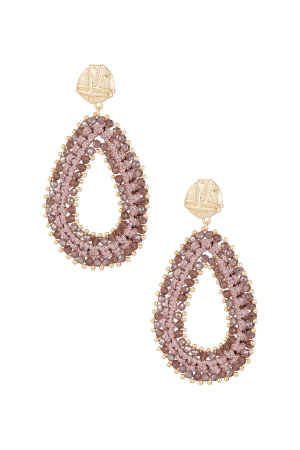 Boucles D'oreilles En Perles Scintillantes h5 