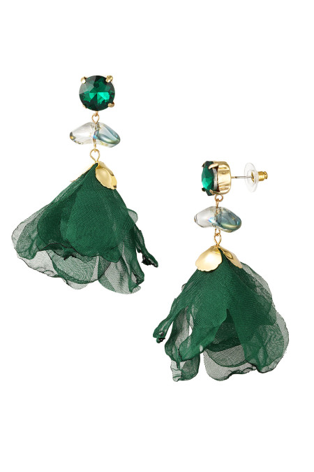 Boucles d'oreilles automne rose