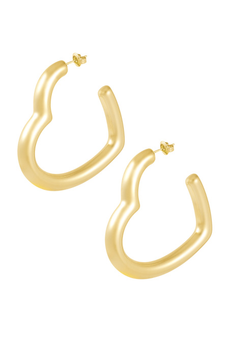 boucles d'oreilles pas ce coeur