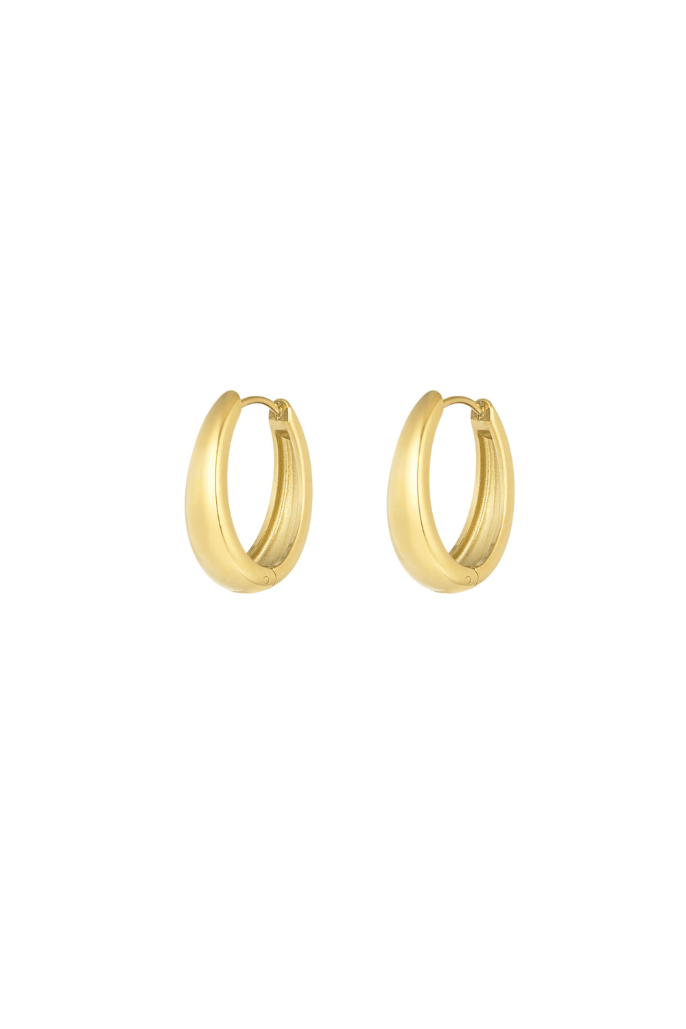 Boucles D'oreilles Créoles Chics - Doré 