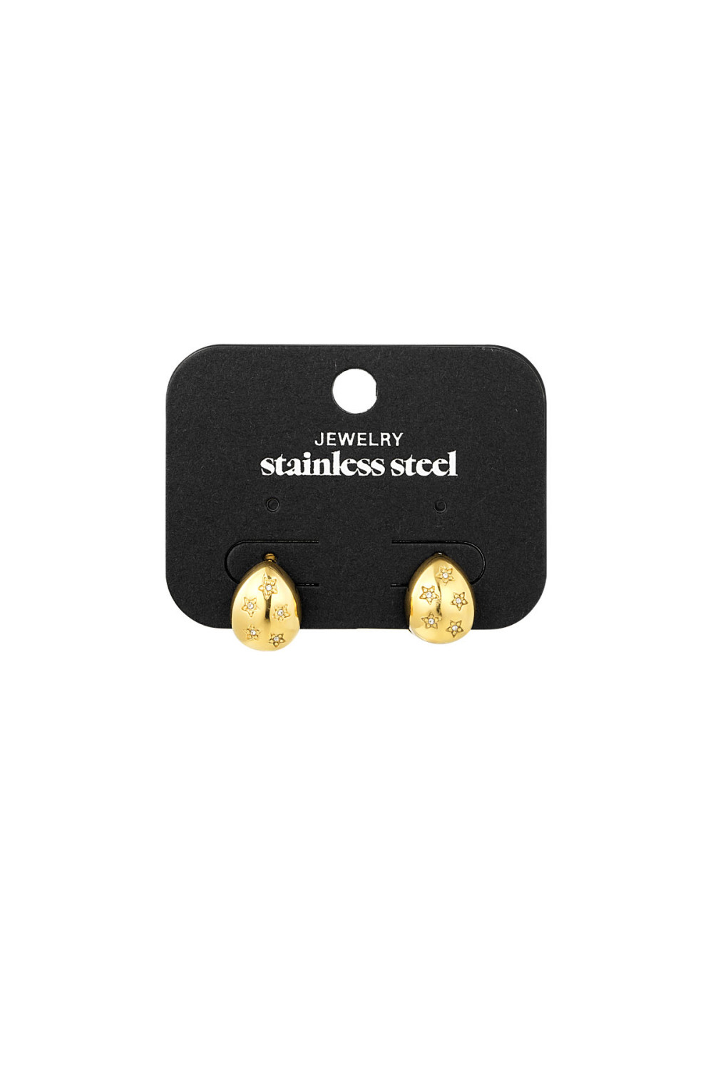Boucles D'oreilles Étoile Bébé - Doré Image3