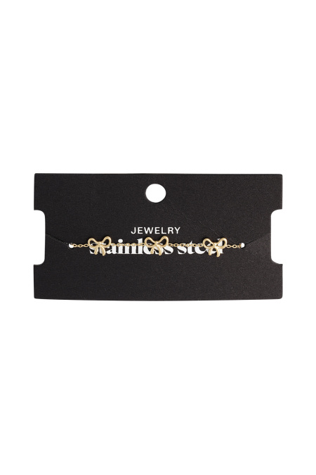 Bracelet Charming Noeuds - doré 2