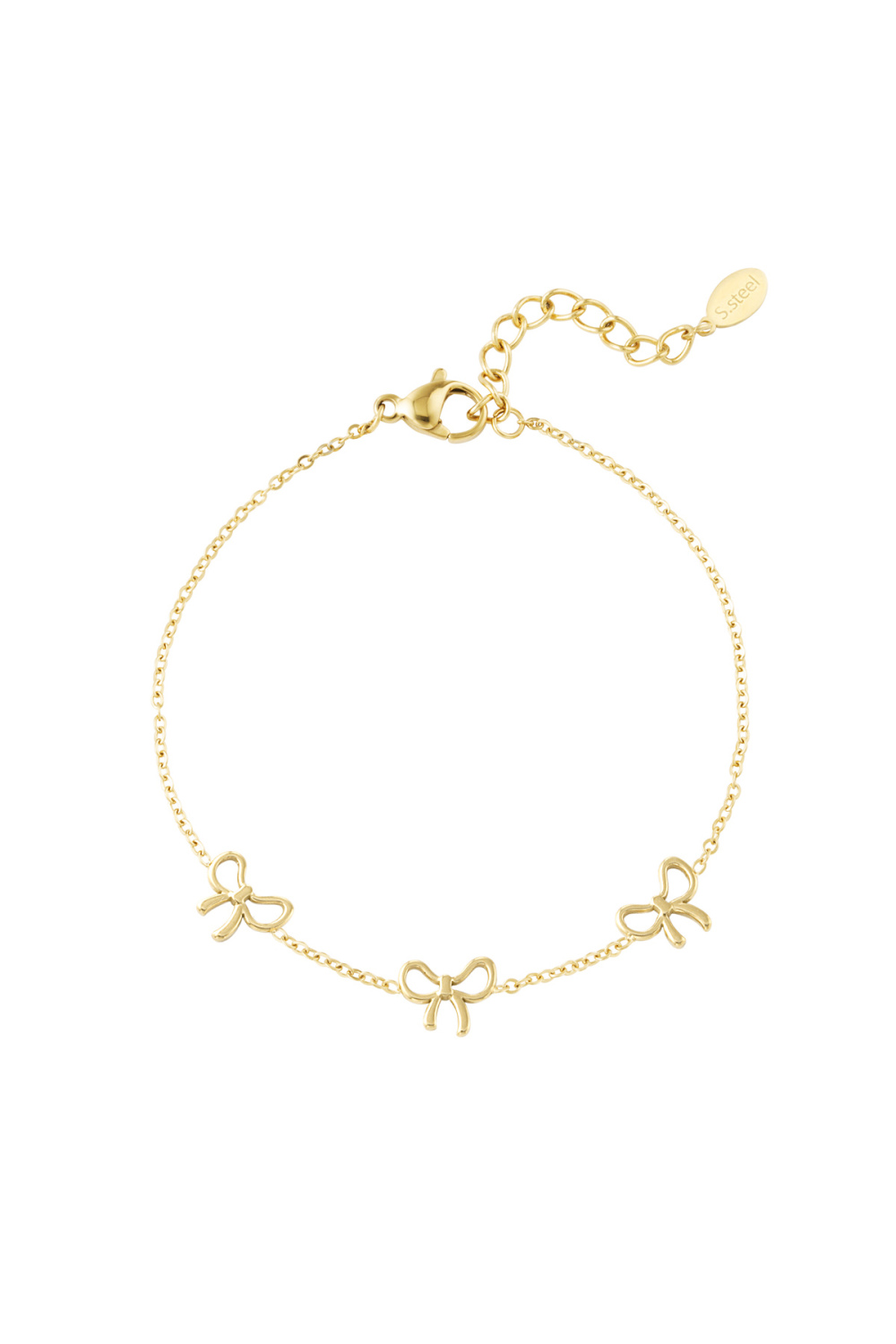 Bracelet Charming Noeuds - Doré 